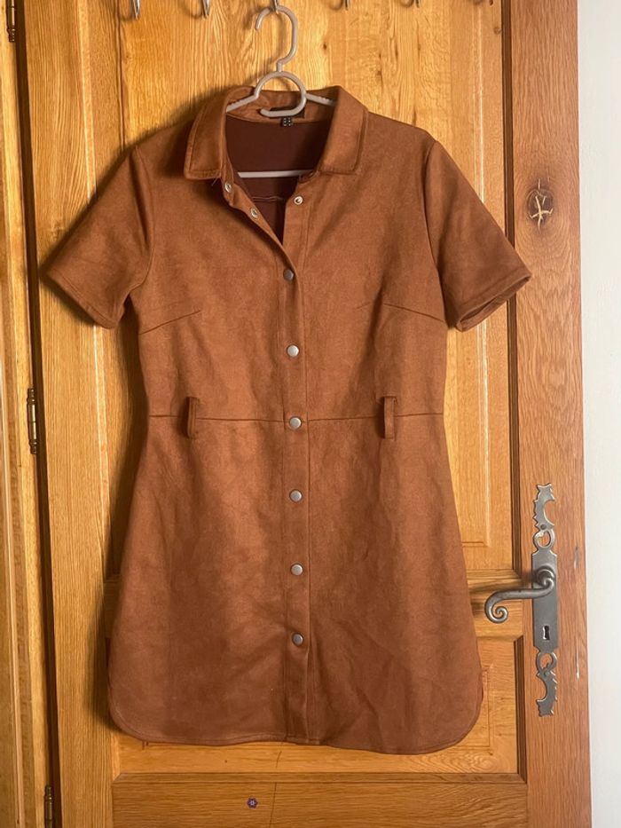 Robe camel effet daim