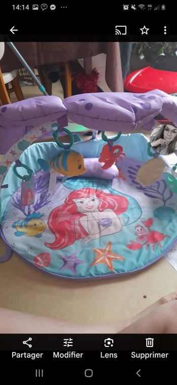 Tapis d'éveil la petite sirène
