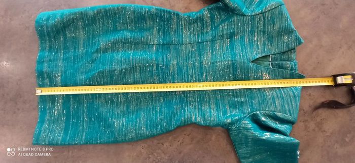 Robe fait main turquoise brillante - photo numéro 8