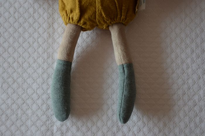 DOUDOU LAPIN OCRE * MOULIN ROTY * 1737. - photo numéro 4