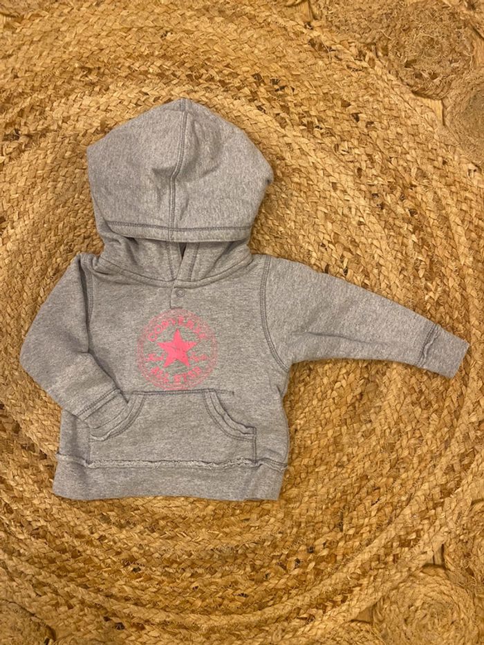 Sweat à capuche fille 6 mois Converse