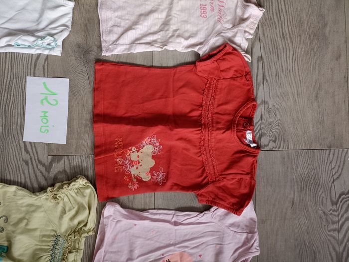 Lots de tee shrit taille 12 mois - photo numéro 4