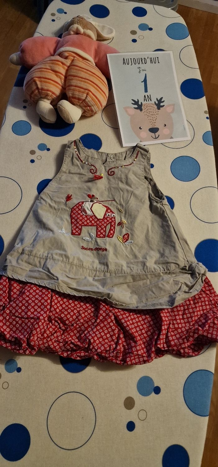 Robe sucre d orge 12mois