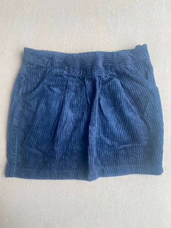 Jupe en velours côtelé