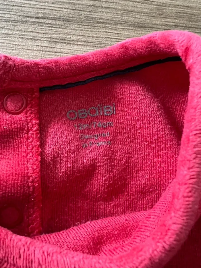Pyjama de Noël Obaïbi 12 mois - photo numéro 4