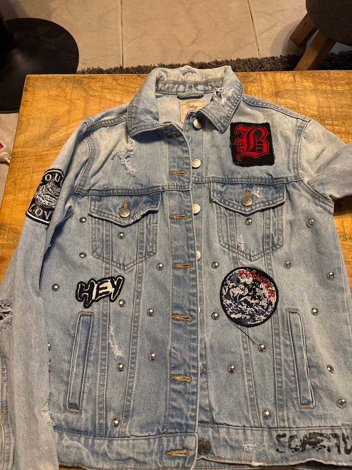 Veste en jean femme