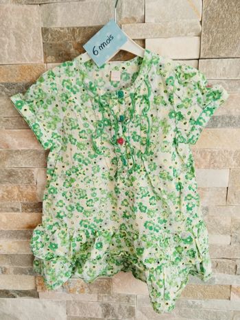 T-shirt blouse verte