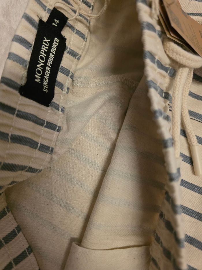 Pantalon fluide NEUF Monoprix - Taille XS/14 ans - photo numéro 5