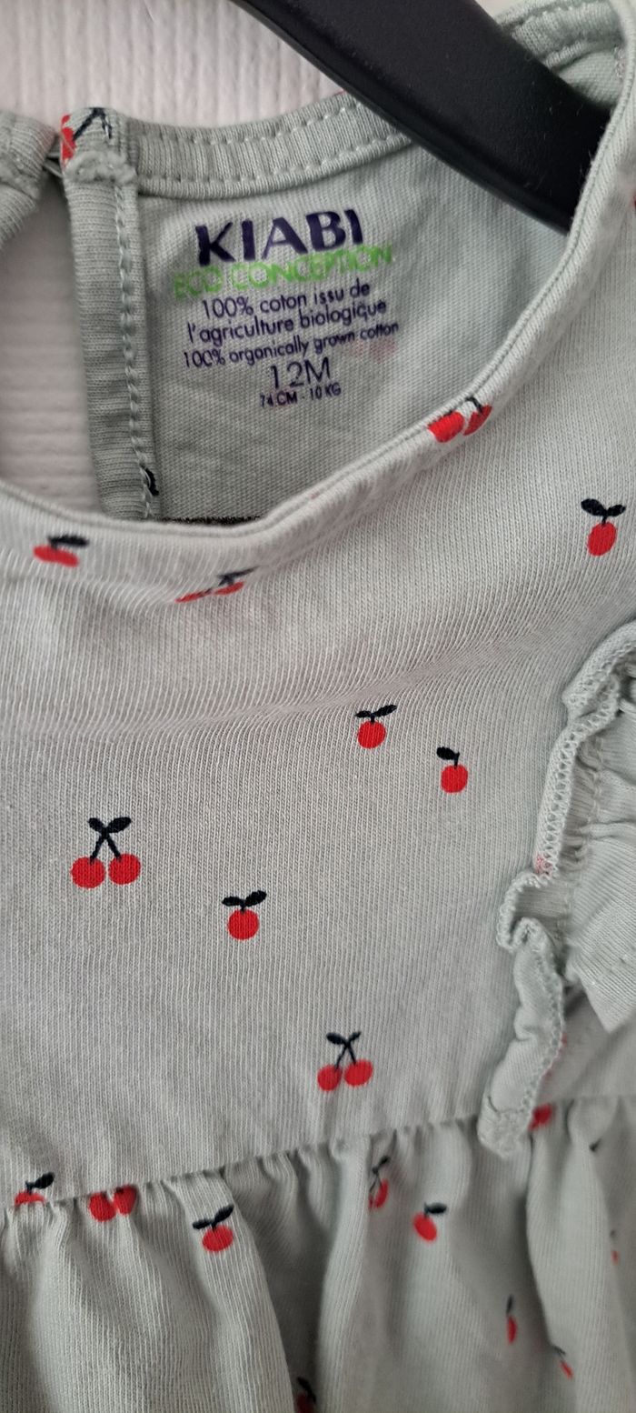 Robe avec des cerises 12 mois - photo numéro 5