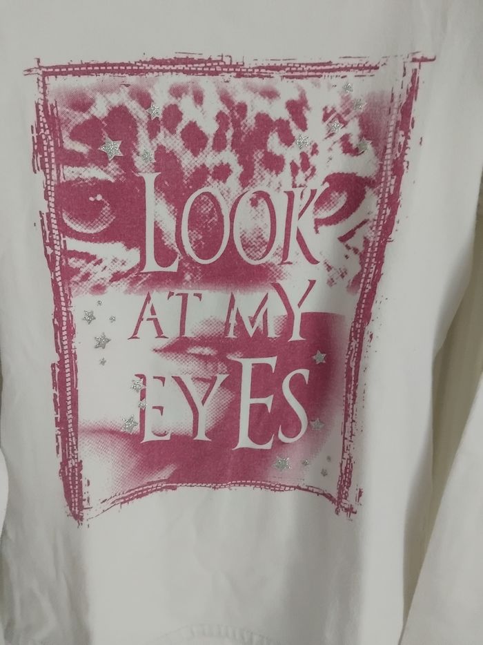 T shirt manches longues fille 8 ans - photo numéro 2