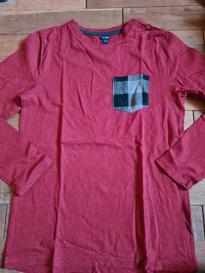 T shirt manches longues 12 ans kiabi