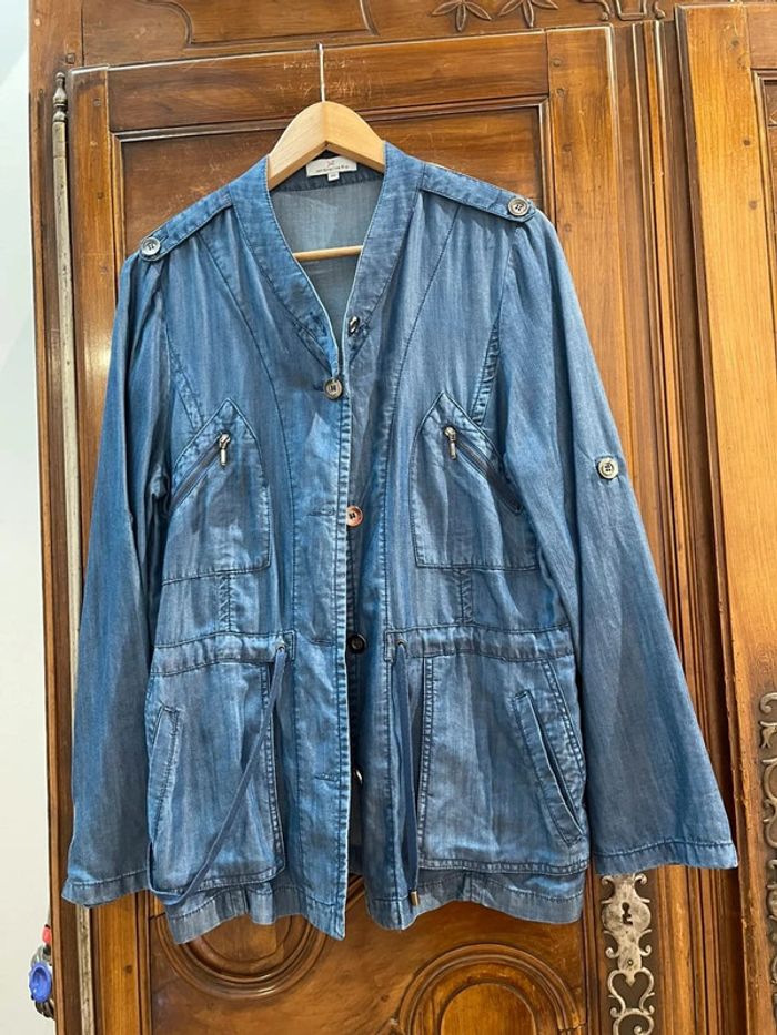 Superbe Veste en jean fluide 🌸 40 - photo numéro 6