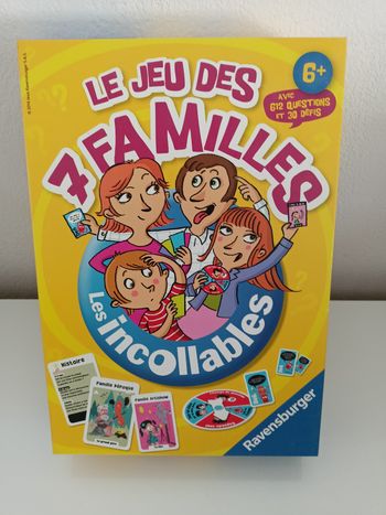 Le jeu des 7 familles les incollables ravensburger neuf