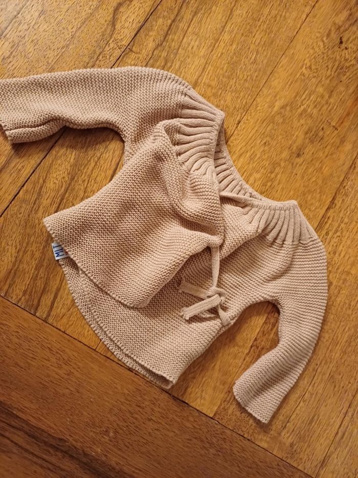 Lot de 2 brassière en laine 1 mois - photo numéro 2