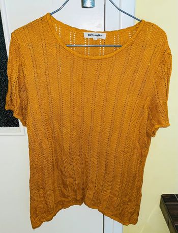 T-shirt moutarde