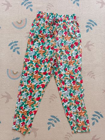 Pantalon léger fluide été 36 lili & lala fleurs