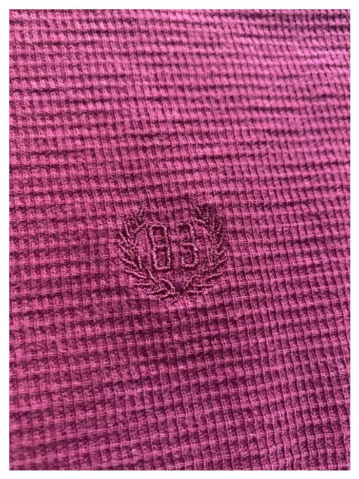 Tshirt langue manche bordeaux XS - photo numéro 2