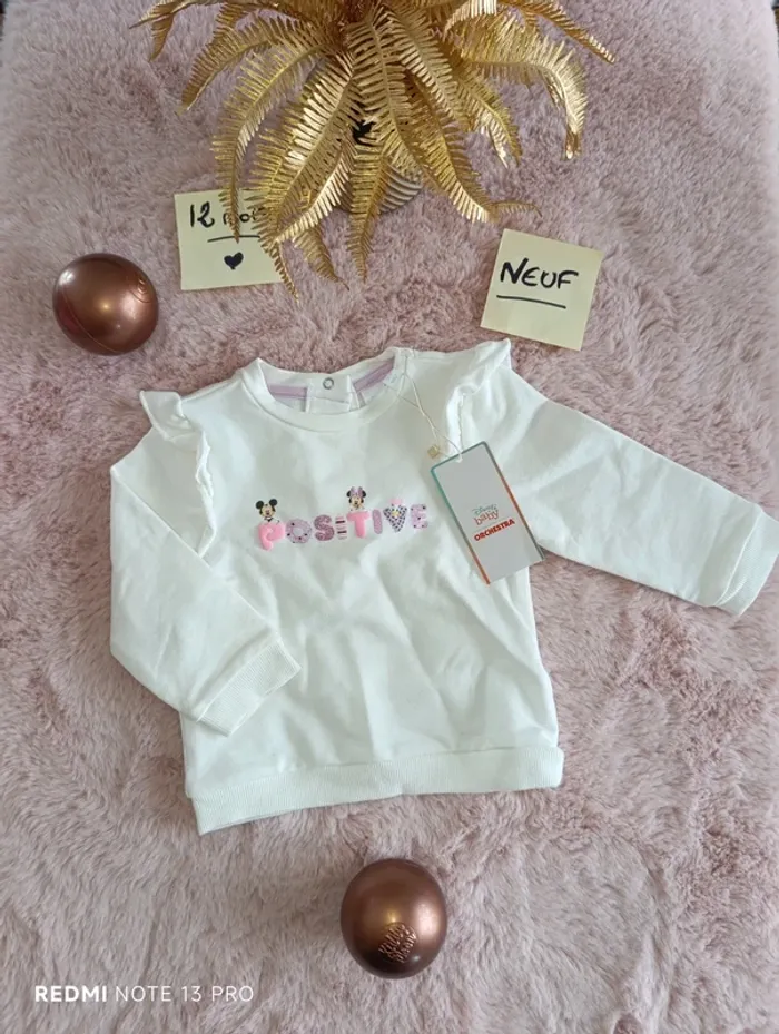 Pull sweat Disney Minnie positive - photo numéro 4