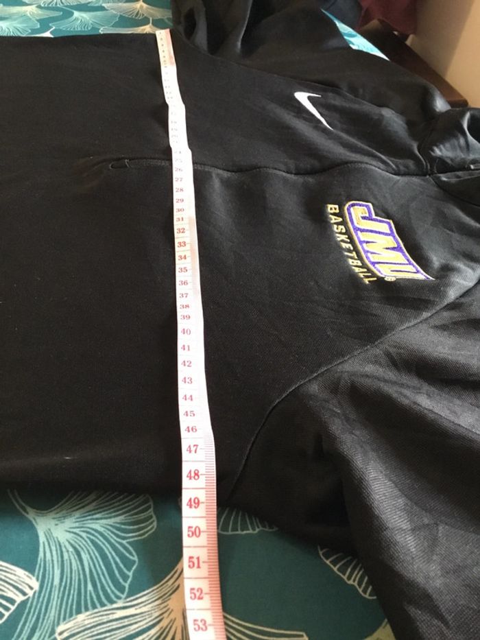 Sweat universitaire 1/4zip Nike noir taille XS 119 - photo numéro 7