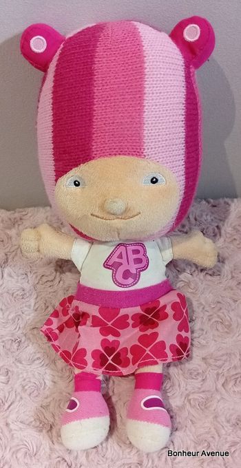Doudou peluche fille rose de 2012 de marque Levenslijn