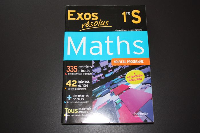 Maths première S hachette annales - photo numéro 4