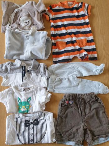 Lot de 8 vêtements bébé garçon 3 mois