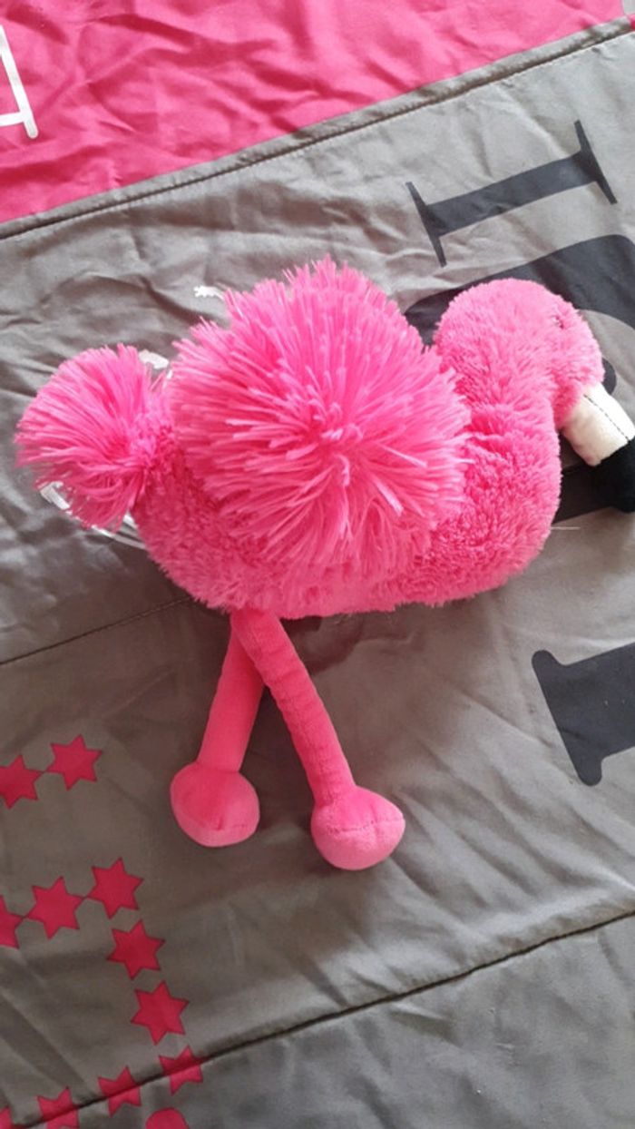 Peluche flamand rose - photo numéro 3