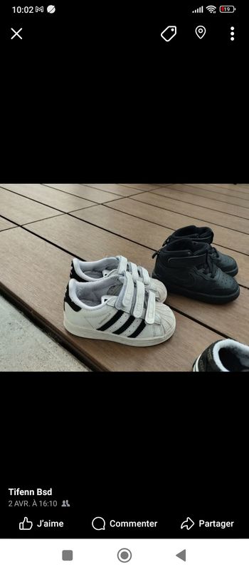 Chaussures super star enfant
