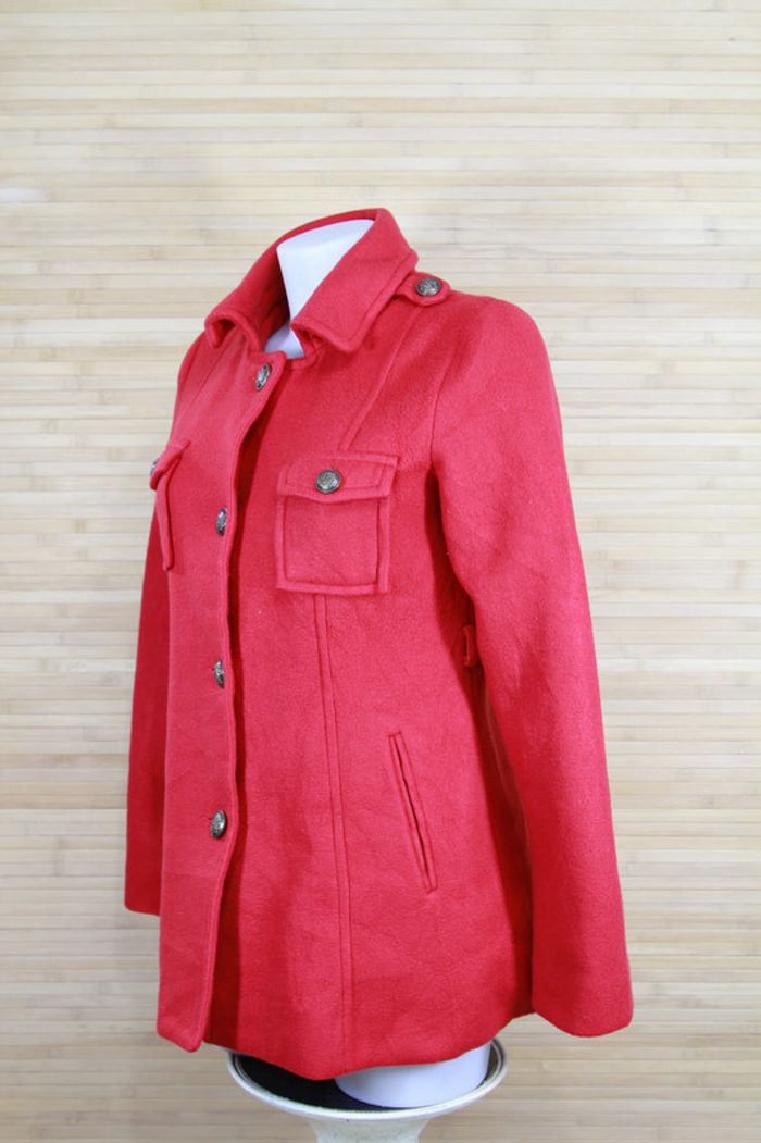 Manteau rouge femme taille M - photo numéro 3