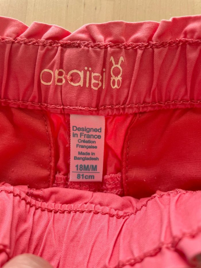 Lot de short et jupe 18mois fille obaibi - photo numéro 3