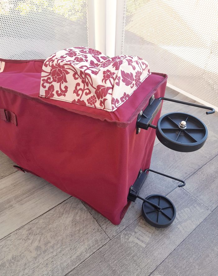 Sac cabas / Sac chariot à roulettes neuf - photo numéro 6