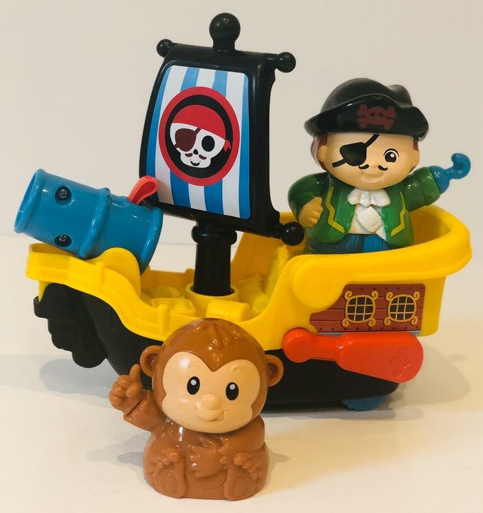 Vtech Tut Tut Copains le bateau pirate magique de Gauthier le pirate aventurier Singe filou lot SOP77 - photo numéro 2