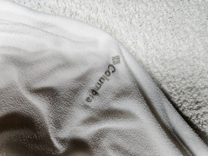 Zip Polaire columbia blanc - photo numéro 3