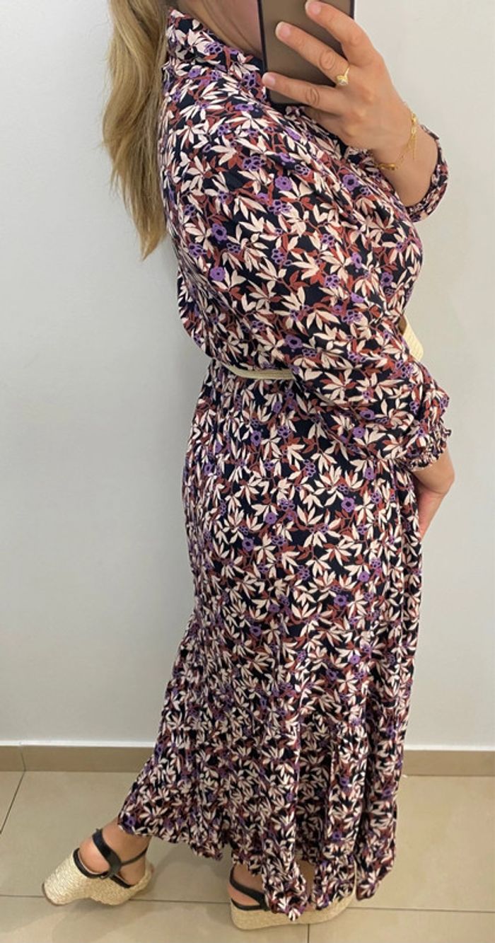 Robe chemise longue imprimée Taille 36-38 - photo numéro 4