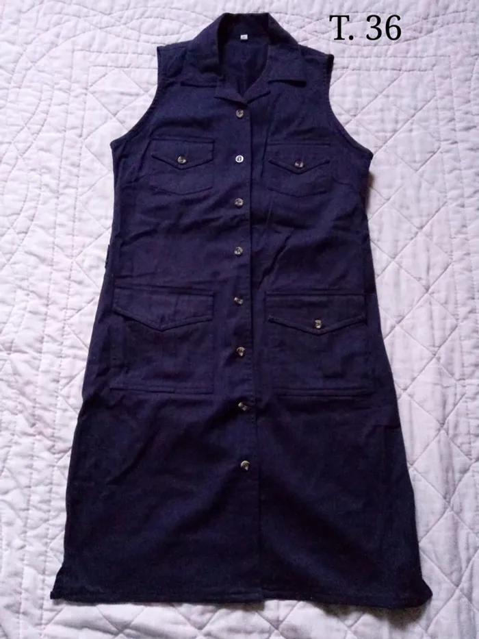 Robe bleue marine