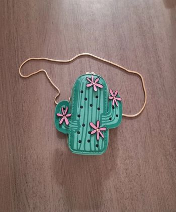 Sac a bandoulière forme cactus