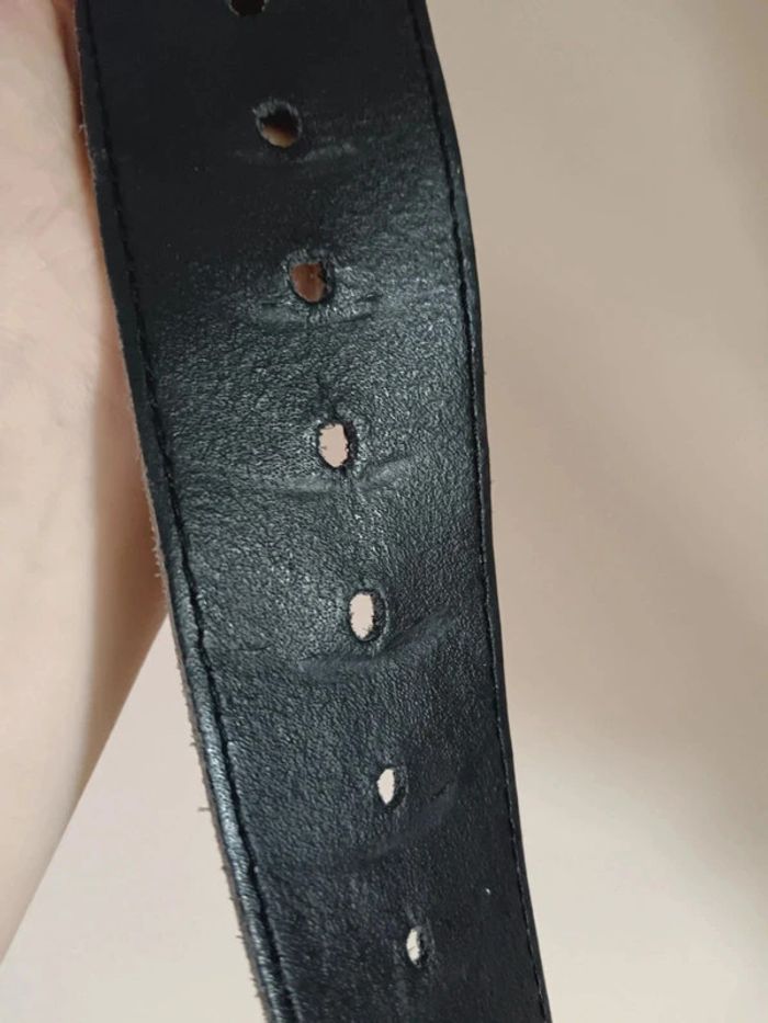 Ceinture large grosse boucle dorée - photo numéro 6