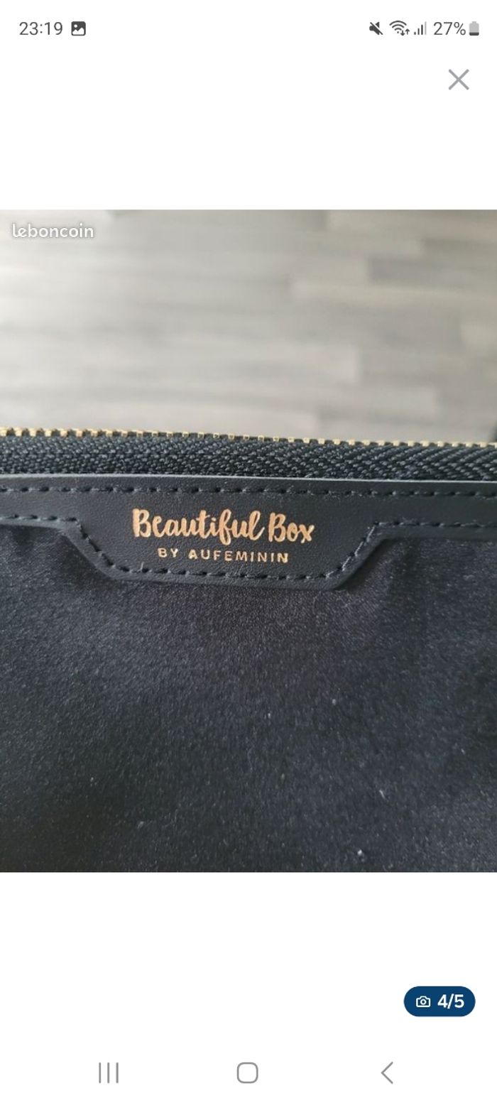 Trousse satiné noire Beautyfull Box - photo numéro 4