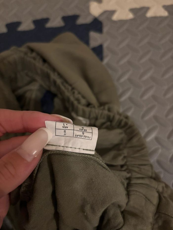 Short fluide à poches, kaki, Pimkie, à noeud - photo numéro 4