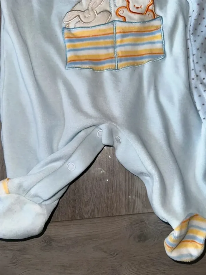 Lot de pyjama velours - photo numéro 3