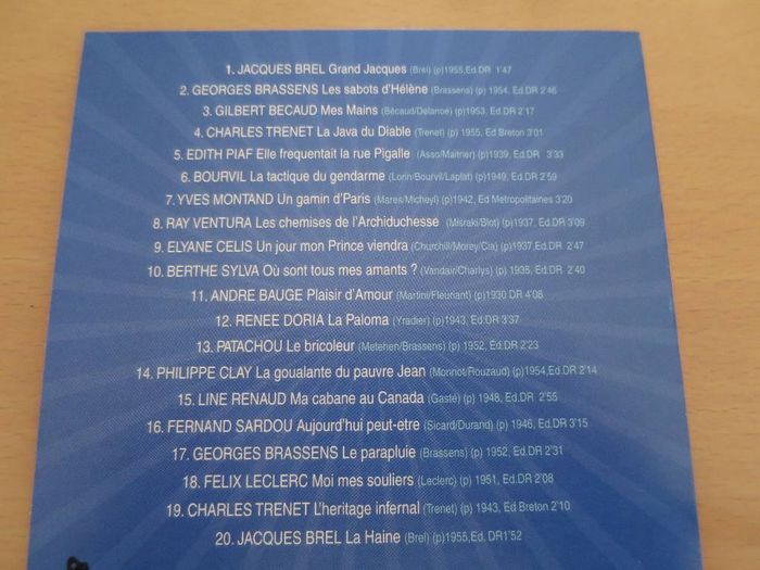 Coffret CD Neuf Chanson Française - photo numéro 9