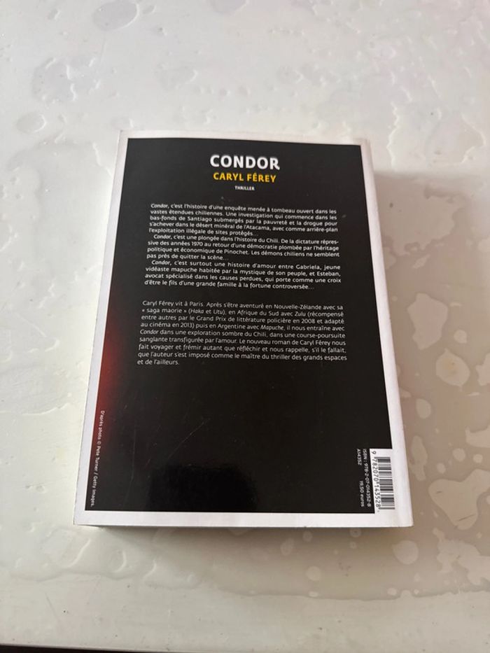Livre condor - caryl férey - photo numéro 3