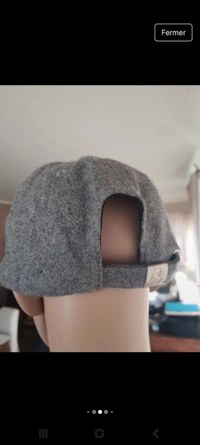 Casquette grise Ripndip réglable 50% laine - photo numéro 6