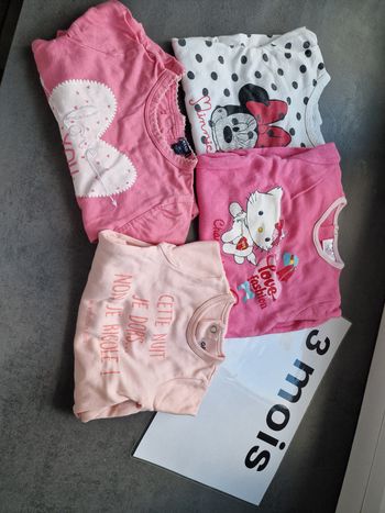 Lot 3 mois filles