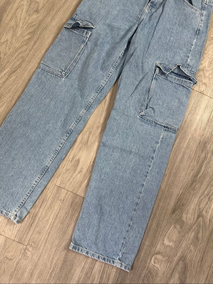Jean denim regular cargo Bershka T38 M - photo numéro 3