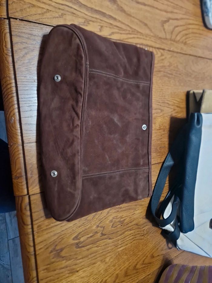 Sac pochette cuir Just Campagne Laforet