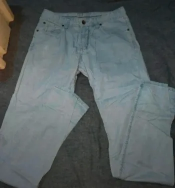 Pantalon bleu ciel homme 42