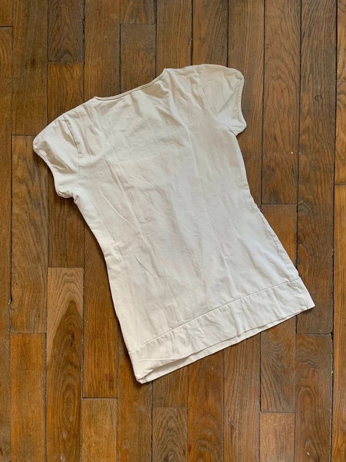 Blouse beige 3 suisses taille m l 38 40 - photo numéro 5