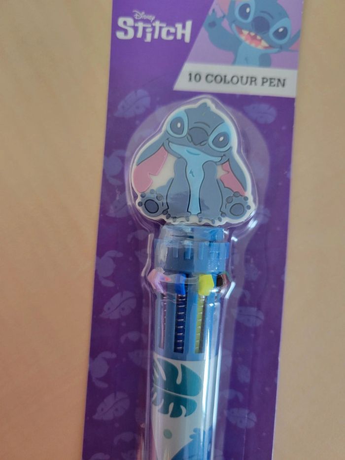 🌺Neuf🌺 Stylo 10 couleurs Stitch - photo numéro 3