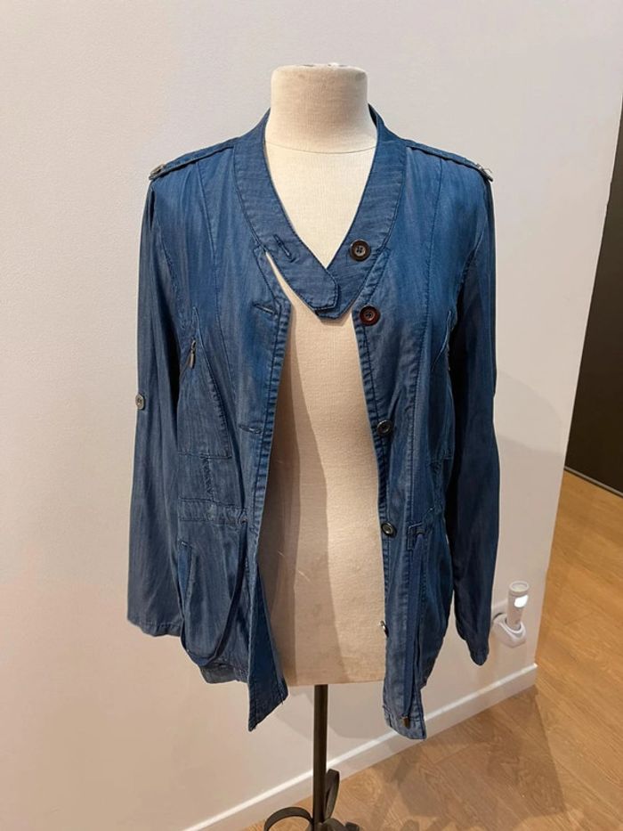 Superbe Veste en jean fluide 🌸 40 - photo numéro 3